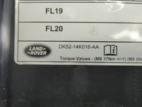 2014 Land Rover Range Rover Sport Fusebox Fuse Box Panel Relay Module P/N:DK52-14K016-AA Fits OEM Used Auto Parts - Oemuseda