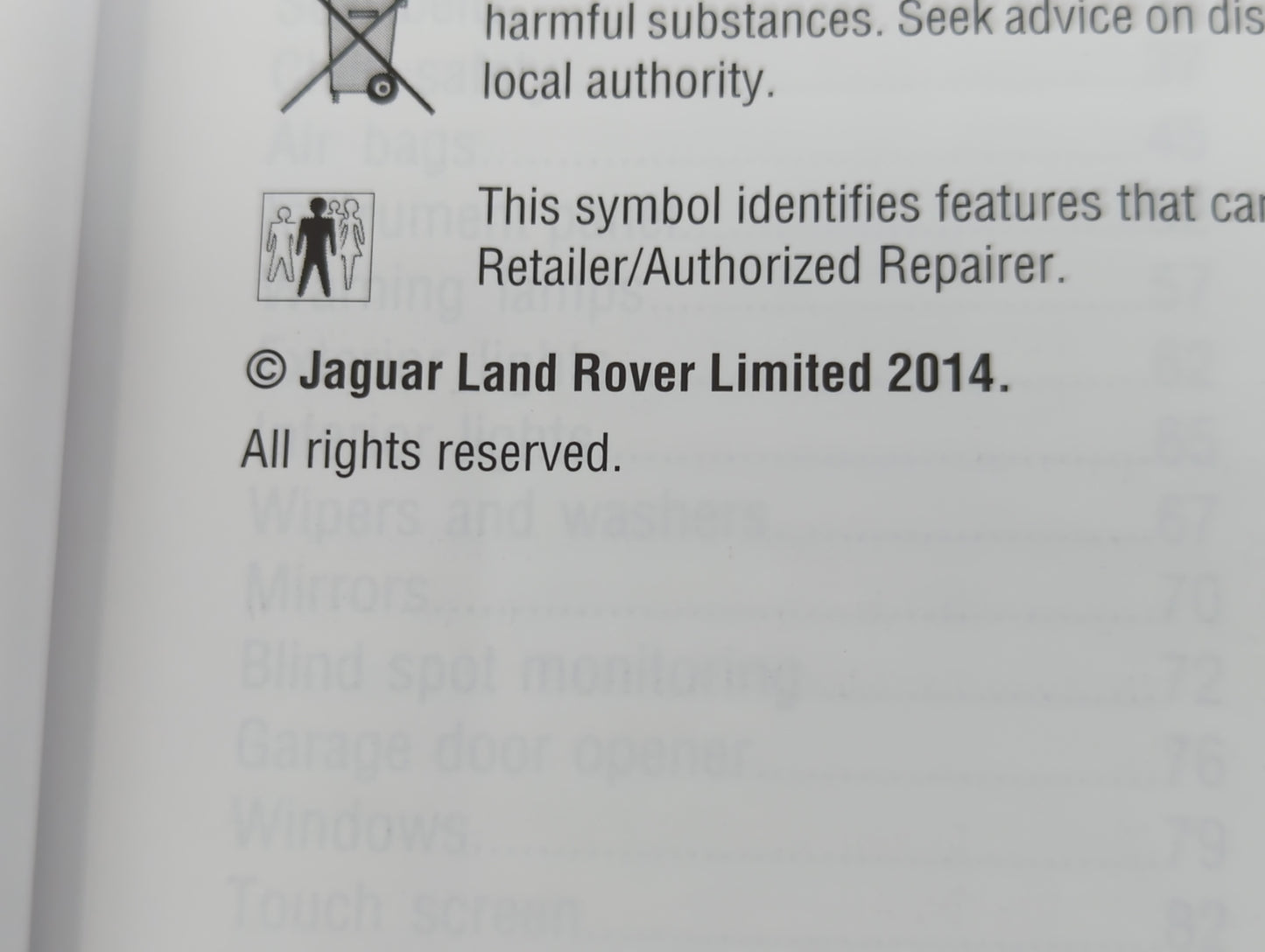 2014 Land Rover Range Rover Sport Owners Manual Book Guide OEM Used Auto Parts - Oemusedautoparts1.com