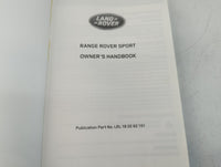 2014 Land Rover Range Rover Sport Owners Manual Book Guide OEM Used Auto Parts - Oemusedautoparts1.com