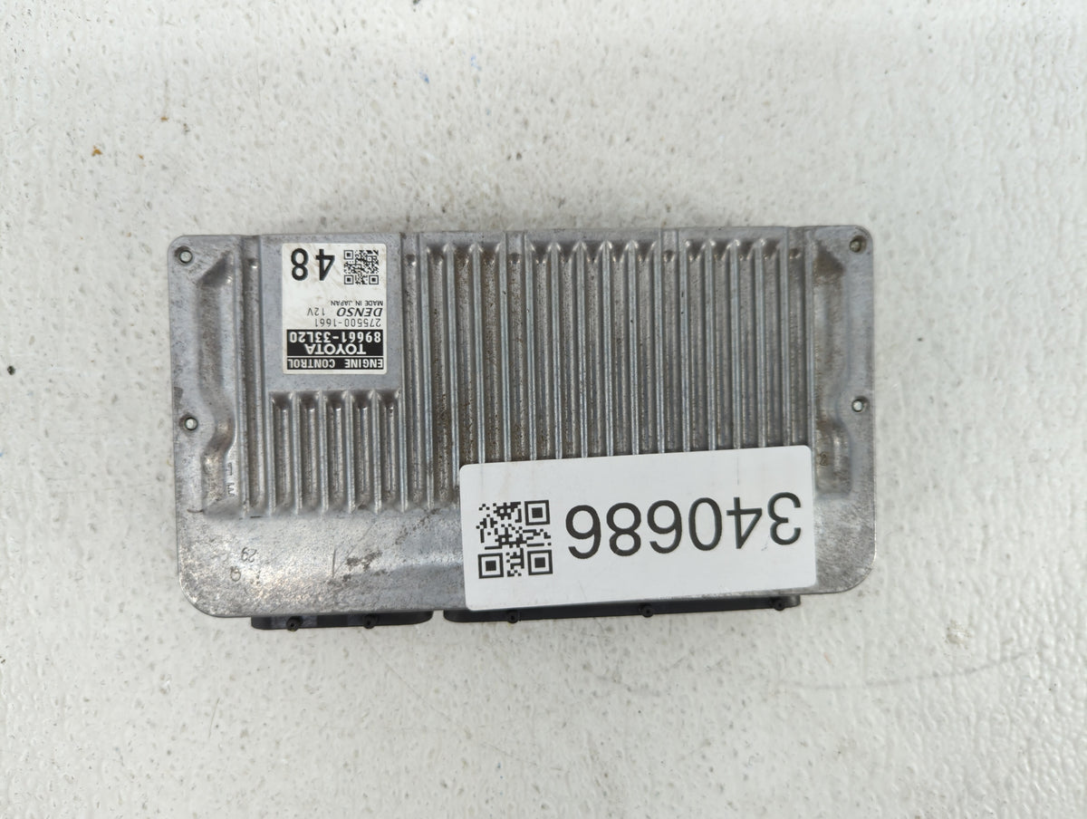 2013-2014 Lexus Es300h PCM Engine Control Computer ECU ECM PCU OEM P/N:89661-33L20 Fits 2013 2014 OEM Used Auto Parts - Oemu
