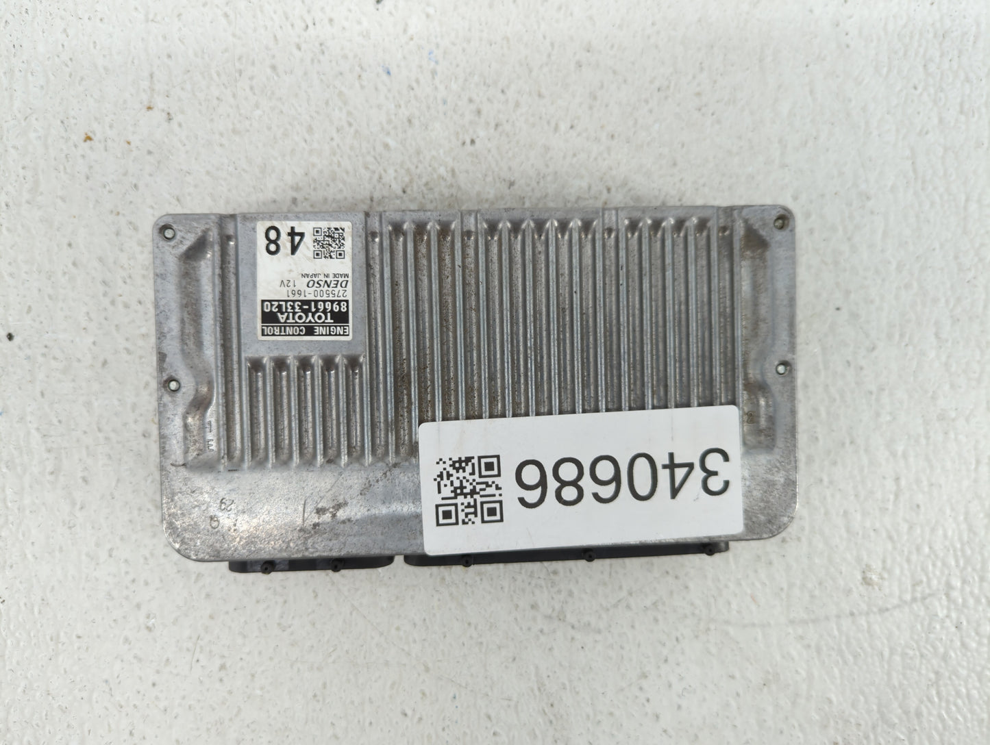 2013-2014 Lexus Es300h PCM Engine Control Computer ECU ECM PCU OEM P/N:89661-33L20 Fits Fits 2013 2014 OEM Used Auto Parts -