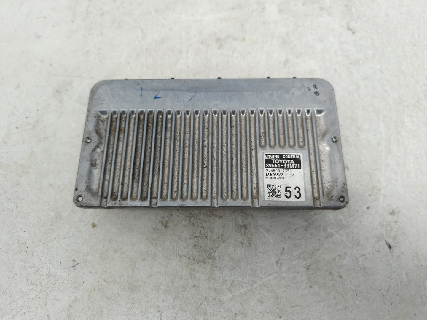 2013-2014 Lexus Es350 PCM Engine Control Computer ECU ECM PCU OEM P/N:275500-7350 89661-33M71 Fits Fits 2013 2014 OEM Used A