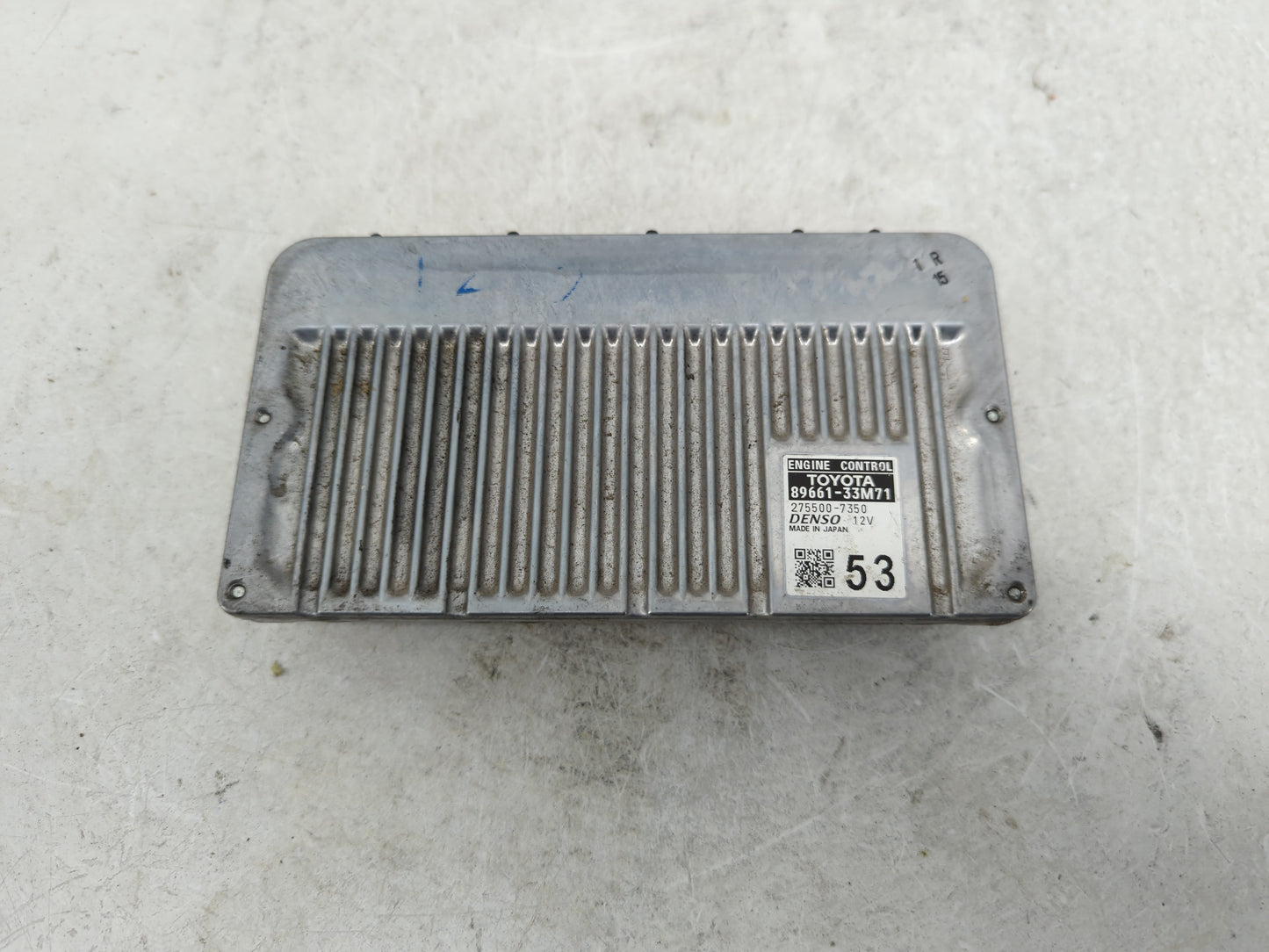 2013-2014 Lexus Es350 PCM Engine Control Computer ECU ECM PCU OEM P/N:275500-7350 89661-33M71 Fits Fits 2013 2014 OEM Used A