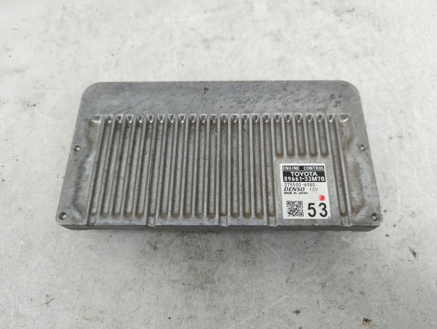 2013-2014 Lexus Es350 PCM Engine Control Computer ECU ECM PCU OEM P/N:275500-6980 89661-33M70, 275500-7350 Fits Fits 2013 20