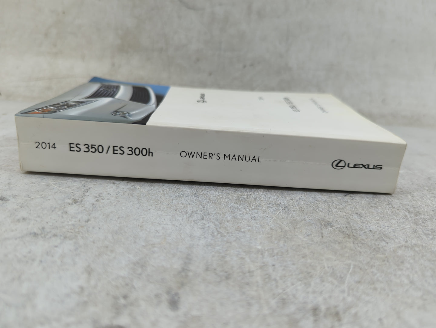 2014 Lexus Es350 Owners Manual Book Guide P/N:OM33A60U 01999-33A60 OEM Used Auto Parts - Oemusedautoparts1.com