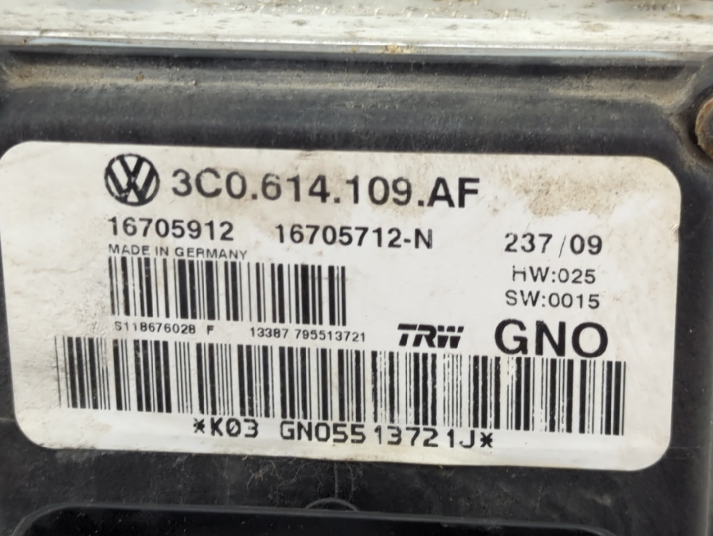 2014-2015 Lexus Es350 ABS Pump Control Module Replacement P/N:3C0 614 109 AF Fits Fits 2014 2015 OEM Used Auto Parts - Oemus