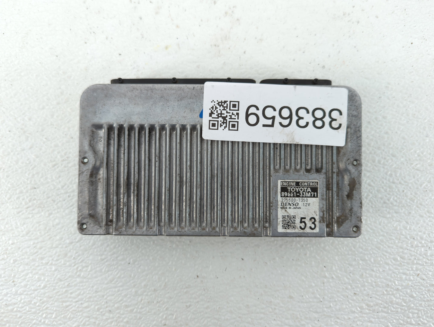 2013-2014 Lexus Es350 PCM Engine Control Computer ECU ECM PCU OEM P/N:89661-33M70 89661-33M71 Fits Fits 2013 2014 OEM Used A