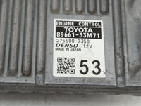 2013-2014 Lexus Es350 PCM Engine Control Computer ECU ECM PCU OEM P/N:89661-33M70 89661-33M71 Fits Fits 2013 2014 OEM Used A