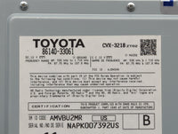 2013-2014 Lexus Es350 Radio AM FM Cd Player Receiver Replacement P/N:86140-33061 CVX-3218, AJDK046 Fits Fits 2013 2014 OEM U