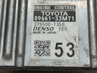 compare product 2013-2014 Lexus Es350 PCM Engine Control Computer ECU ECM PCU OEM P/N:275500-7350 89661-33M71 Fits Fits 2013 2014 OEM Used Auto Parts