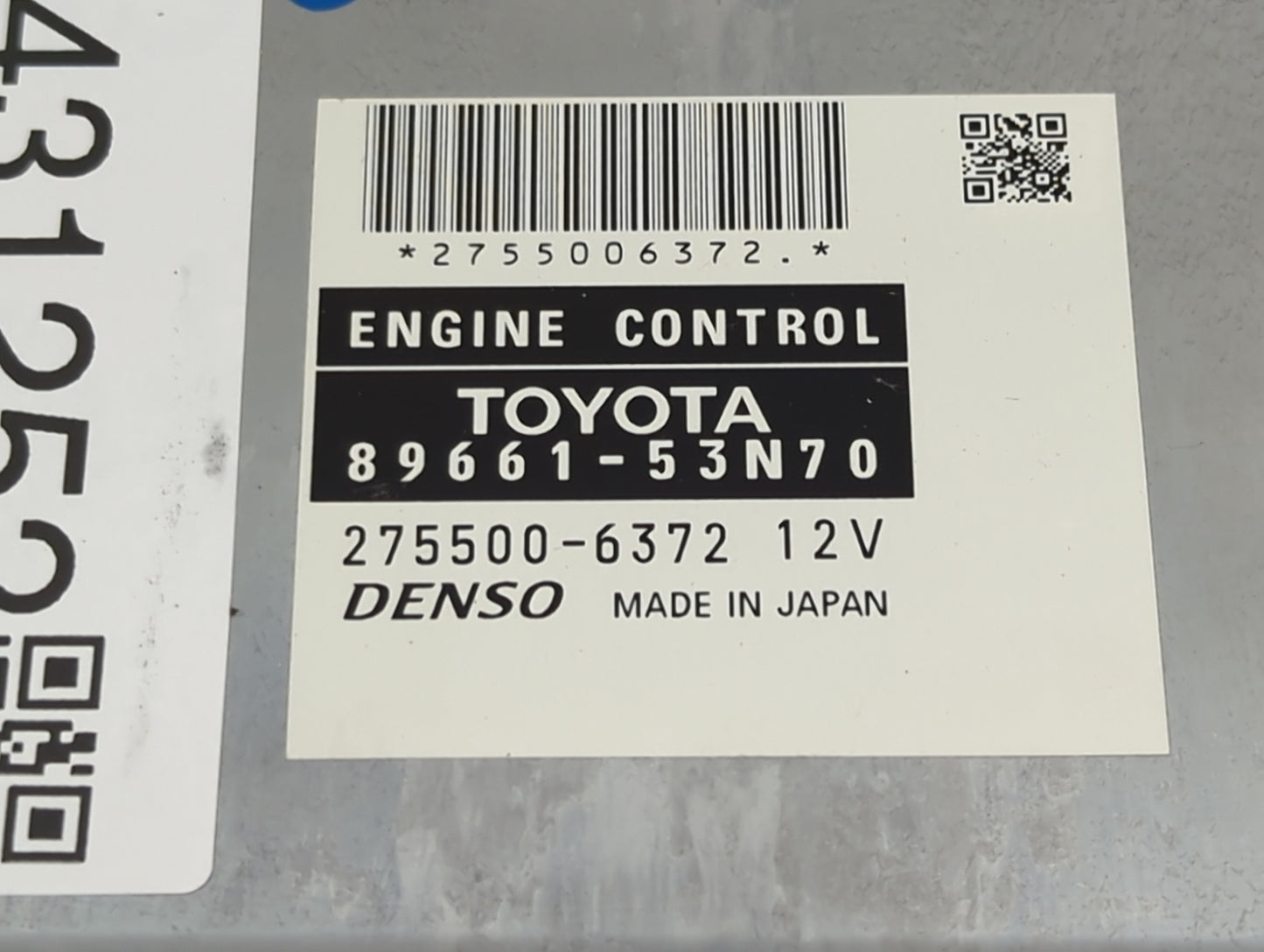 2014 Lexus Is250 PCM Engine Control Computer ECU ECM PCU OEM P/N:89661-53N70 275500-6372 Fits OEM Used Auto Parts - Oemuseda