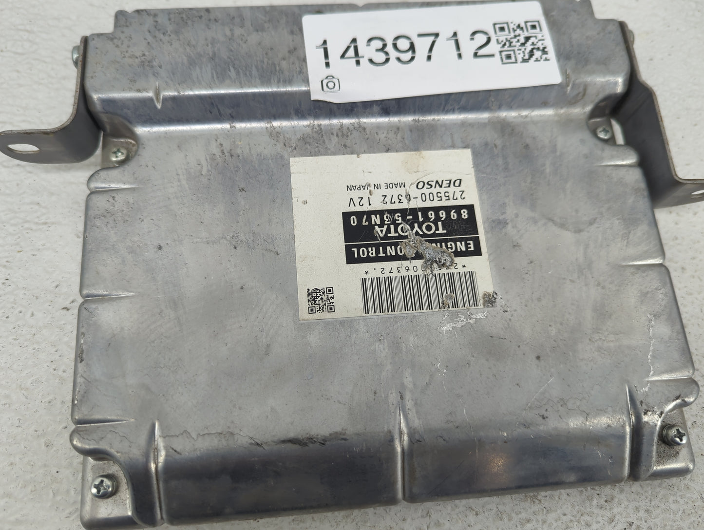 2014 Lexus Is250 PCM Engine Control Computer ECU ECM PCU OEM P/N:89661-53N70 275500-0372 Fits OEM Used Auto Parts - Oemuseda
