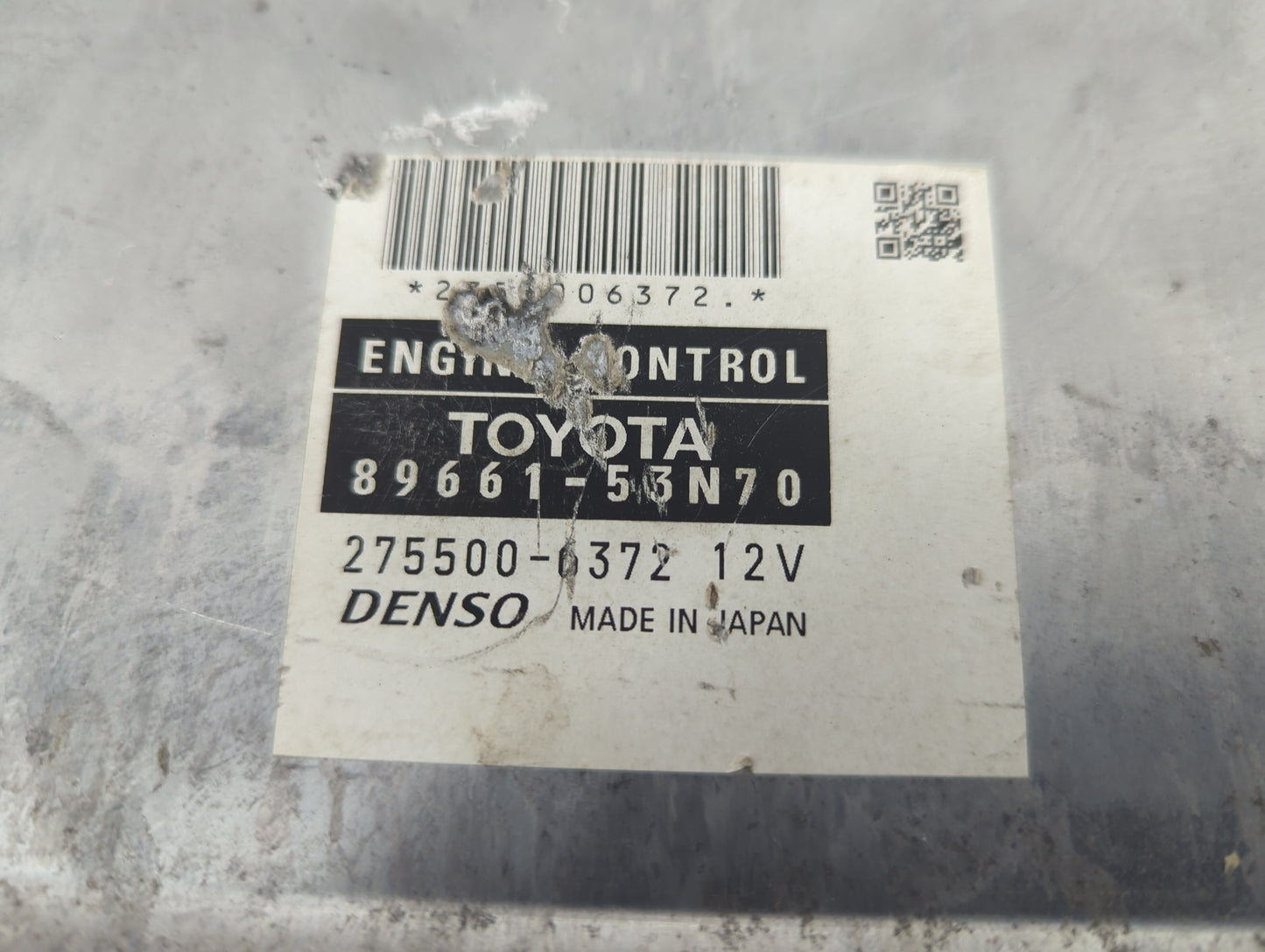2014 Lexus Is250 PCM Engine Control Computer ECU ECM PCU OEM P/N:89661-53N70 275500-0372 Fits OEM Used Auto Parts - Oemuseda
