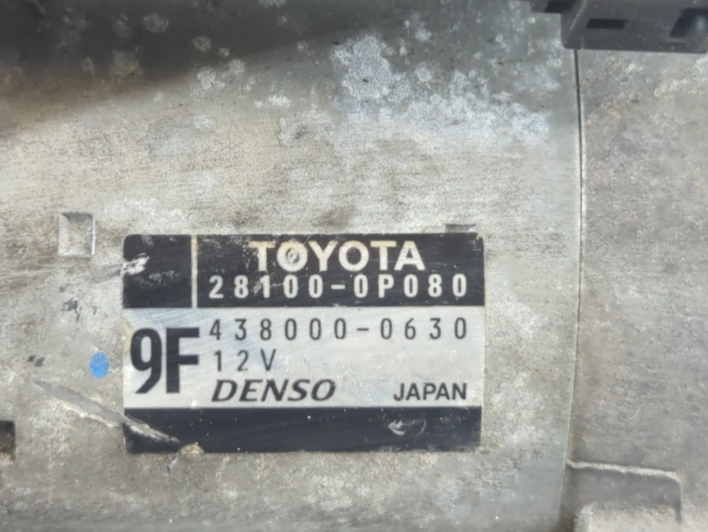 2014-2015 Lexus Rx350 Car Starter Motor Solenoid OEM P/N:438000-0630 28100-0P080 Fits Fits 2014 2015 OEM Used Auto Parts - O
