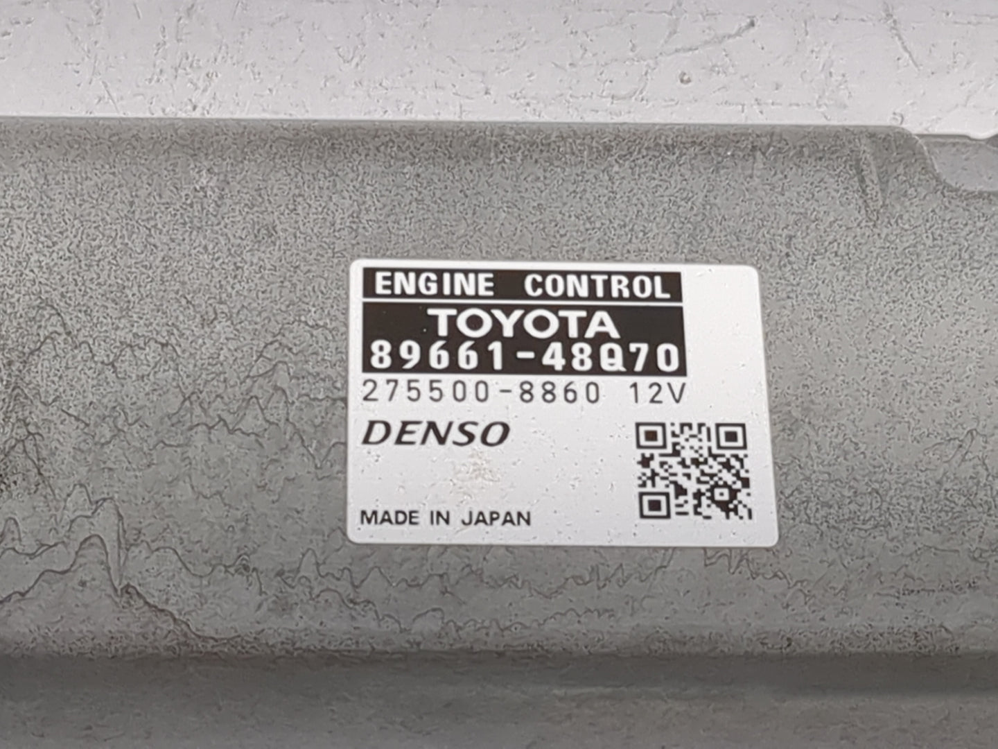 2014-2015 Lexus Rx450 PCM Engine Control Computer ECU ECM PCU OEM P/N:89661-48Q70 275500-8860 Fits Fits 2014 2015 OEM Used A