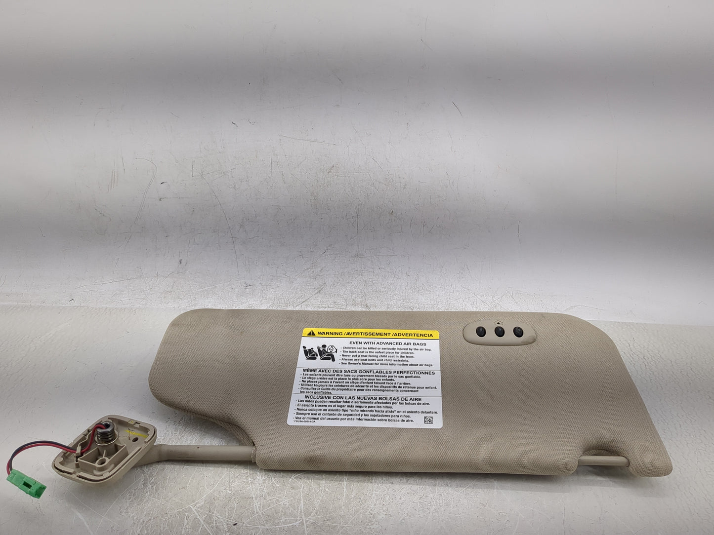 2011-2015 Lincoln Mkx Sun Visor Shade Replacement Driver Left Mirror Fits Fits 2011 2012 2013 2014 2015 OEM Used Auto Parts 