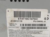 2014 Lincoln Mkx Radio AM FM Cd Player Receiver Replacement P/N:ET4T19C107KC Fits OEM Used Auto Parts - Oemusedautoparts1.co