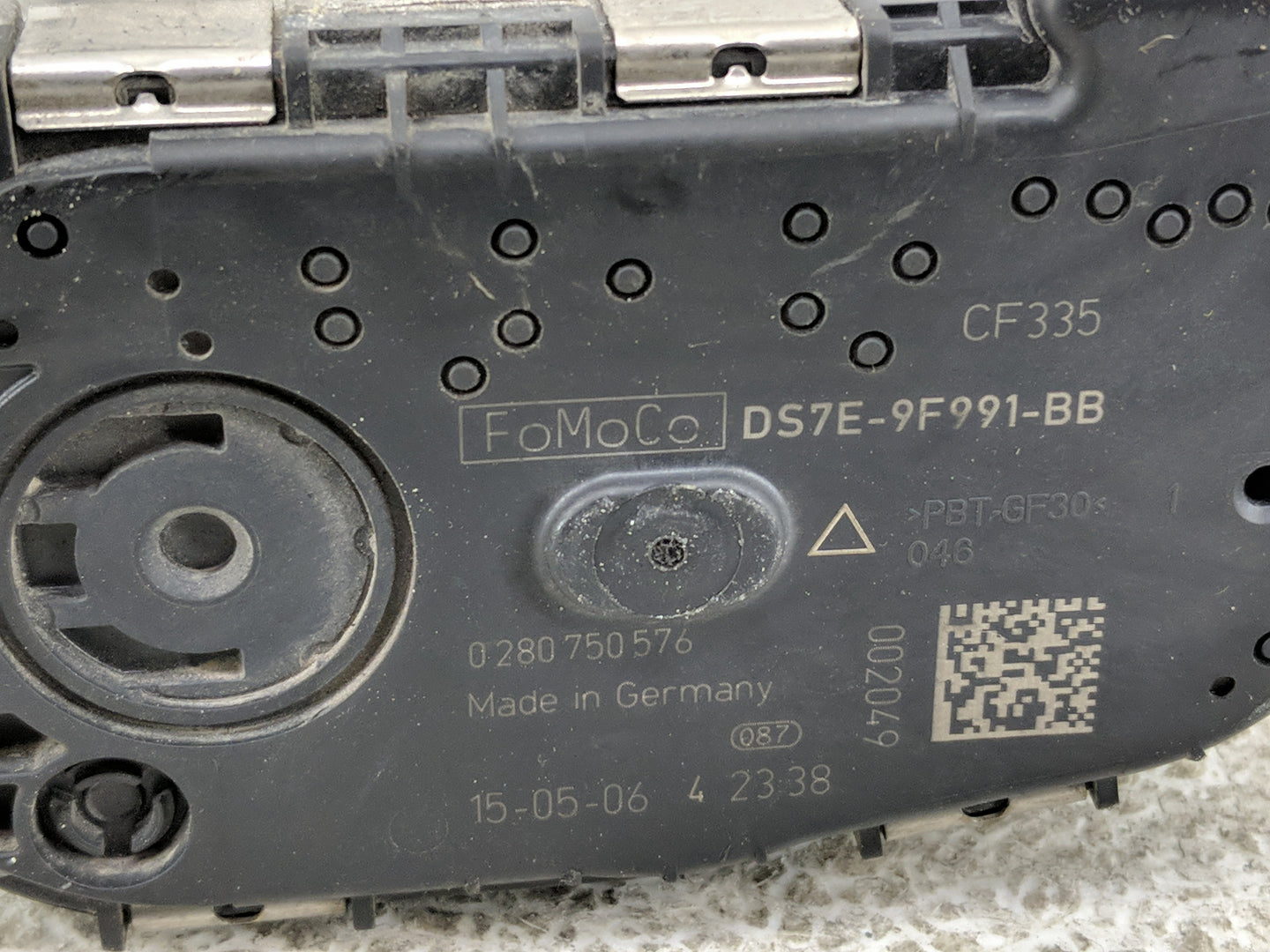 2013-2016 Lincoln Mkz Throttle Body P/N:0 280 750 576 DS7E-9F991-BB Fits Fits 2012 2013 2014 2015 2016 2017 OEM Used Auto Pa