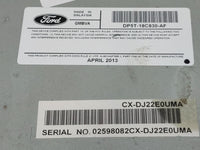 2014 Lincoln Mkz Radio AM FM Cd Player Receiver Replacement P/N:DP5T-18C830-AF Fits OEM Used Auto Parts - Oemusedautoparts1.