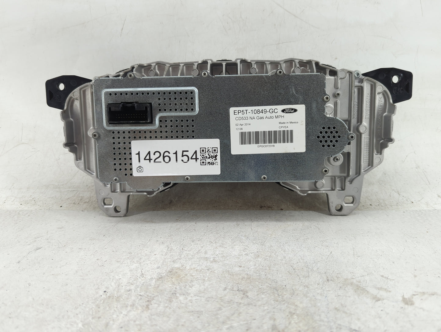 2014 Lincoln Mkz Instrument Cluster Speedometer Gauges P/N:EP5T-10849-GC Fits OEM Used Auto Parts - Oemusedautoparts1.com