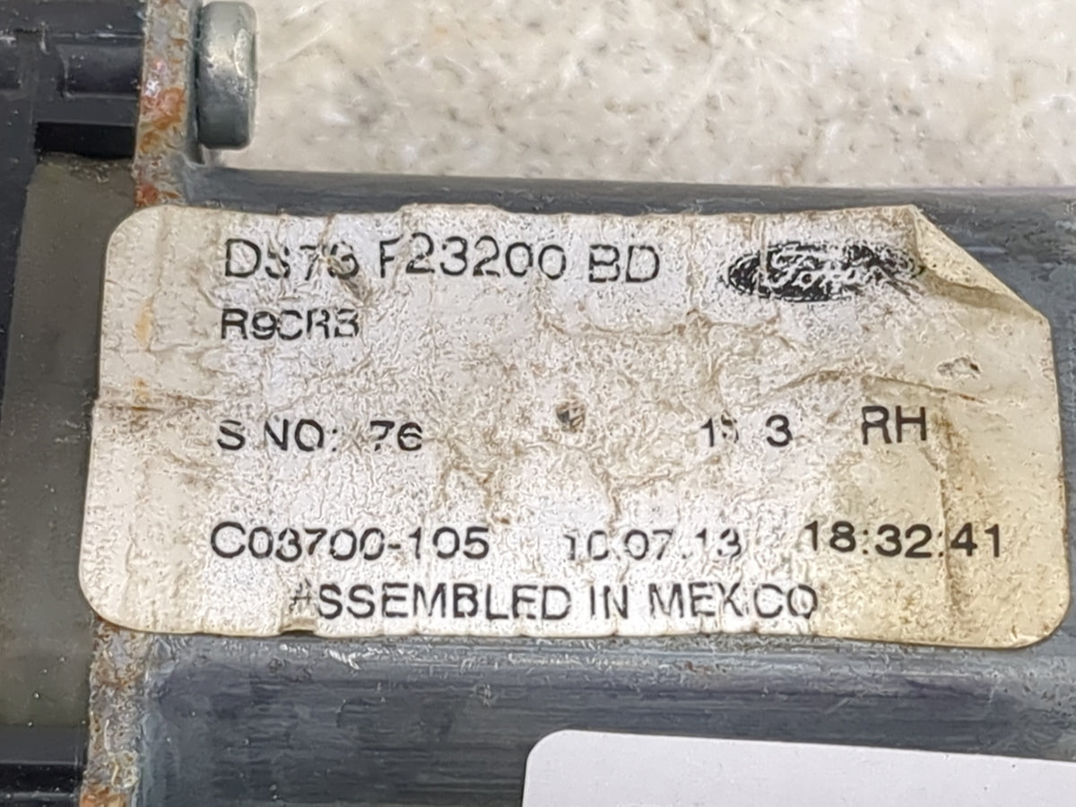 2013-2020 Lincoln Mkz Passenger Front Right Power Window Motor 1501882 - Oemusedautoparts1.com