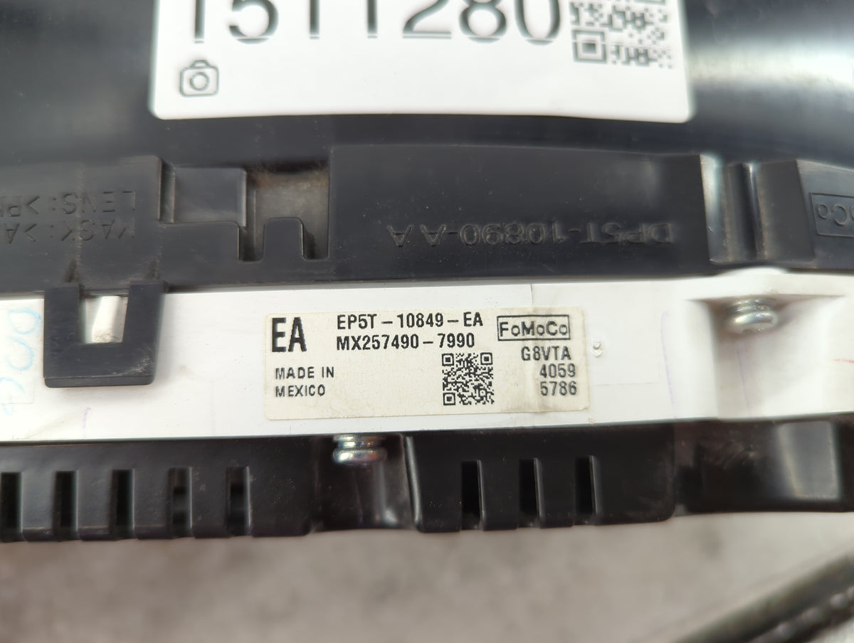 2014 Lincoln Mkz Instrument Cluster Speedometer Gauges P/N:EP5T-10849-EA DP5T-10890-AA Miles: Fits OEM Used Auto Parts - Oem