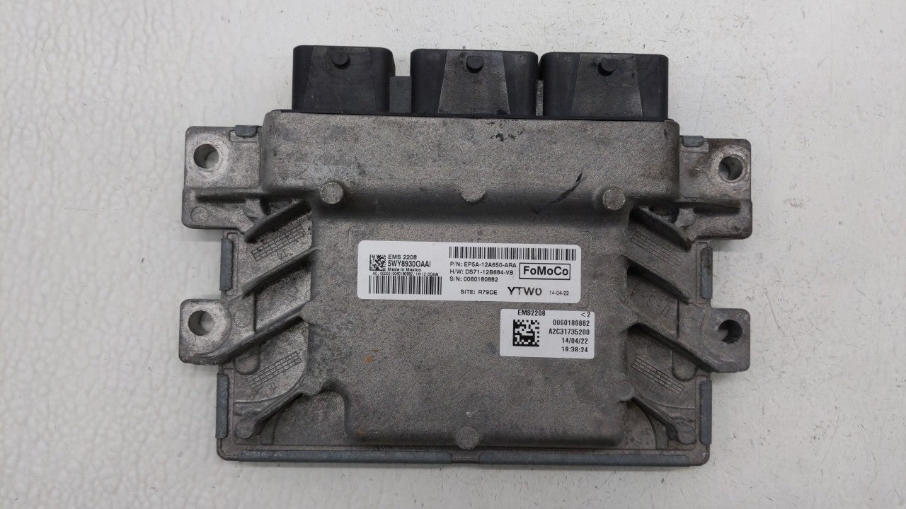 2014-2020 Lincoln Mkz PCM Engine Control Computer ECU ECM PCU OEM P/N:EP5A-12A650-ARA EP5A-12A650-VE Fits OEM Used Auto Part