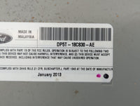 2013-2014 Lincoln Mkz Radio AM FM Cd Player Receiver Replacement P/N:DP5T-18C830-AB DP5T-18C830-AC Fits Fits 2013 2014 OEM U
