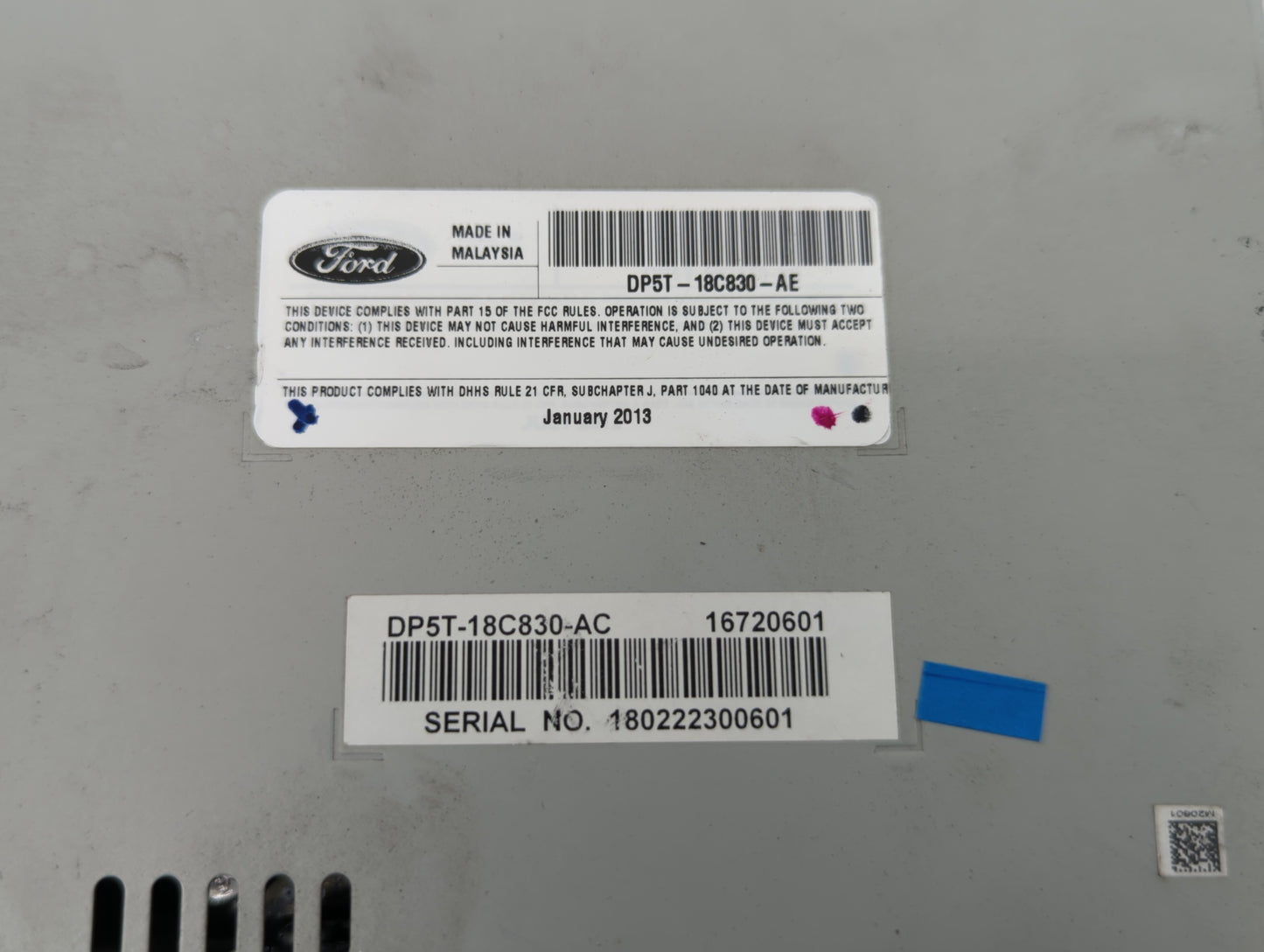 2013-2014 Lincoln Mkz Am Fm Cd Player Radio Receiver - Oemusedautoparts1.com