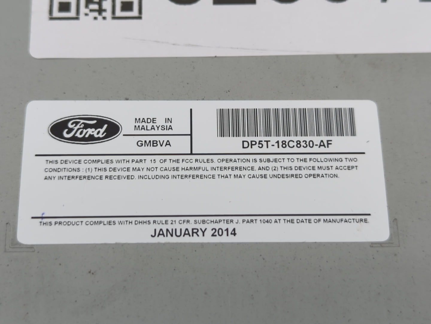 2014-2014 Lincoln Mkz Am Fm Cd Player Radio Receiver - Oemusedautoparts1.com