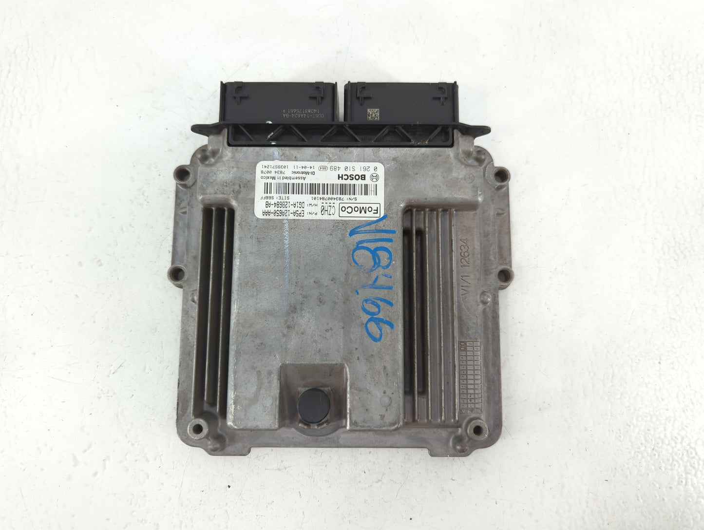 2014 Lincoln Mkz PCM Engine Control Computer ECU ECM PCU OEM P/N:DG1A-12B684-AB EP5A-12A650-AAA Fits OEM Used Auto Parts - O
