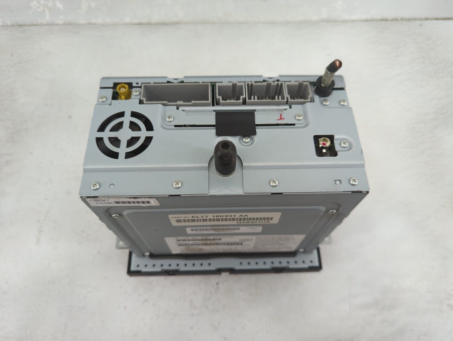 2014 Lincoln Navigator Radio AM FM Cd Player Receiver Replacement P/N:EL7T18K931AA QX8401UA Fits OEM Used Auto Parts - Oemus