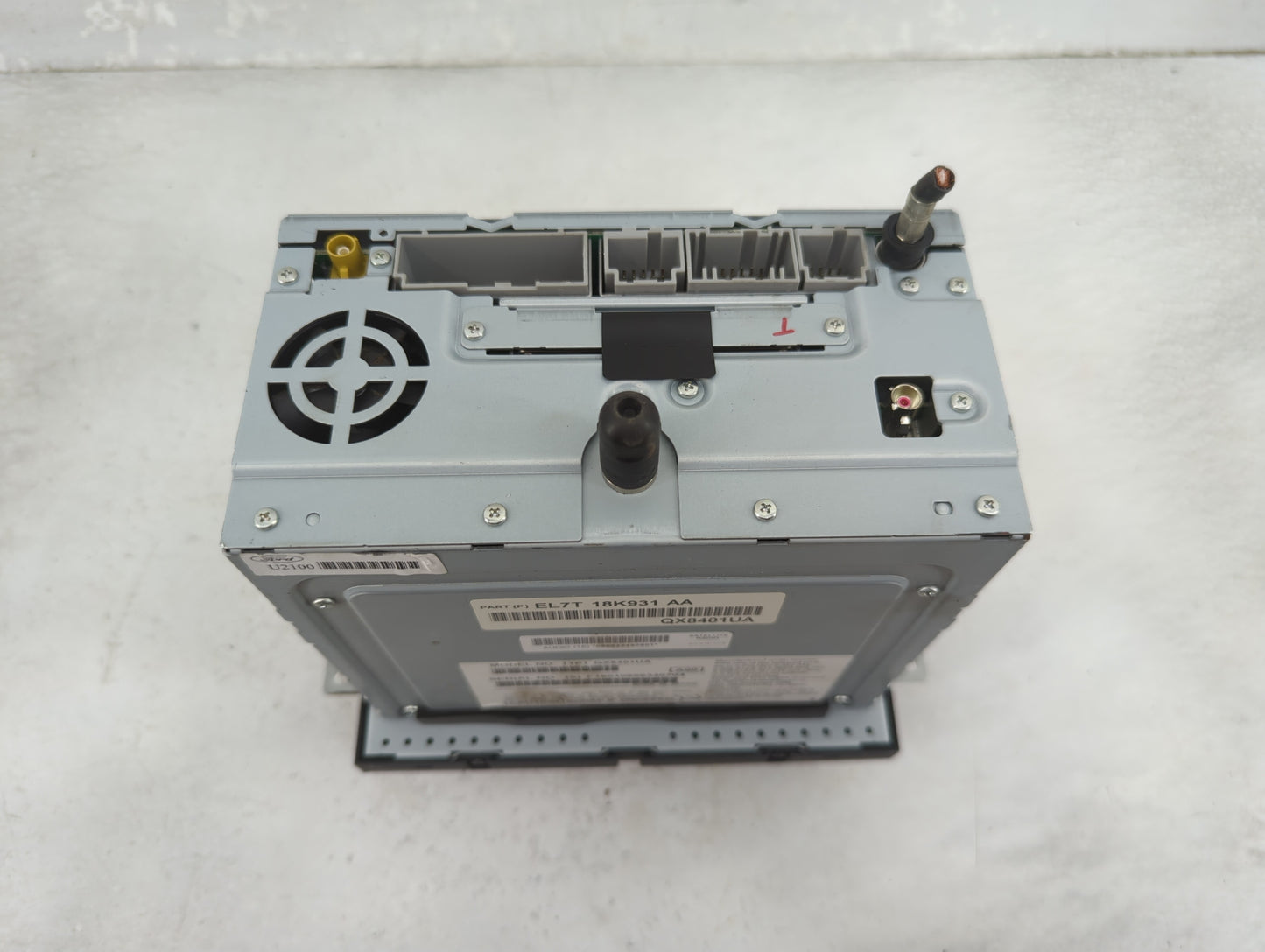 2014 Lincoln Navigator Radio AM FM Cd Player Receiver Replacement P/N:EL7T18K931AA QX8401UA Fits OEM Used Auto Parts - Oemus