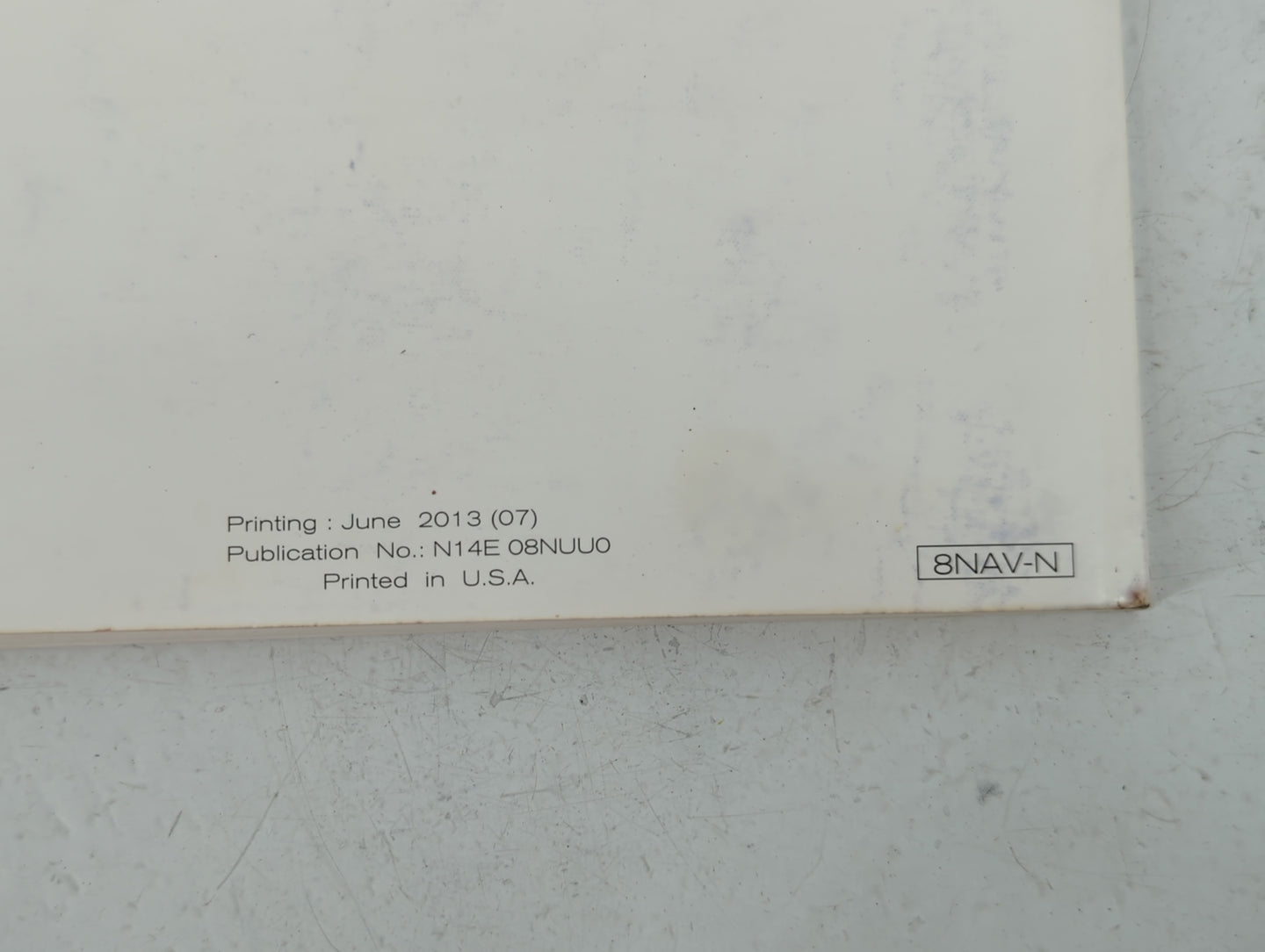 2014 Lincoln Navigator Owners Manual Book Guide P/N:N14E O8NUUO OEM Used Auto Parts - Oemusedautoparts1.com