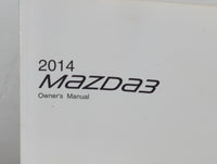 2014 Mazda 3 Owners Manual Book Guide P/N:8DF9-EA-13I OEM Used Auto Parts - Oemusedautoparts1.com