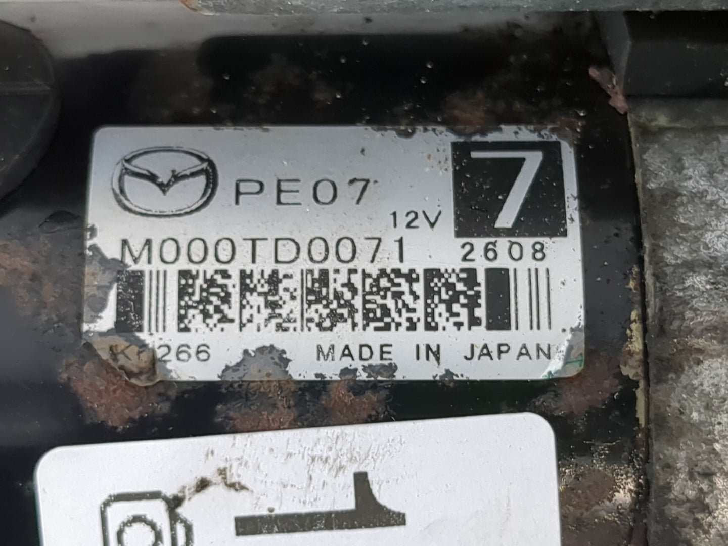 2012-2022 Mazda 3 Car Starter Motor Solenoid OEM P/N:M000TD0071 Fits Fits 2012 2013 2014 2015 2016 2017 2018 2019 2020 2021 