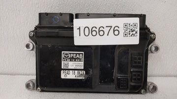 2014 Mazda 3 PCM Engine Control Computer ECU ECM PCU OEM P/N:PE AB 18 881 A Fits OEM Used Auto Parts - Oemusedautoparts1.com