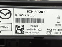 2014-2016 Mazda 3 Fusebox Fuse Box Panel Relay Module P/N:KD45-675X0 Fits Fits 2014 2015 2016 OEM Used Auto Parts - Oemuseda