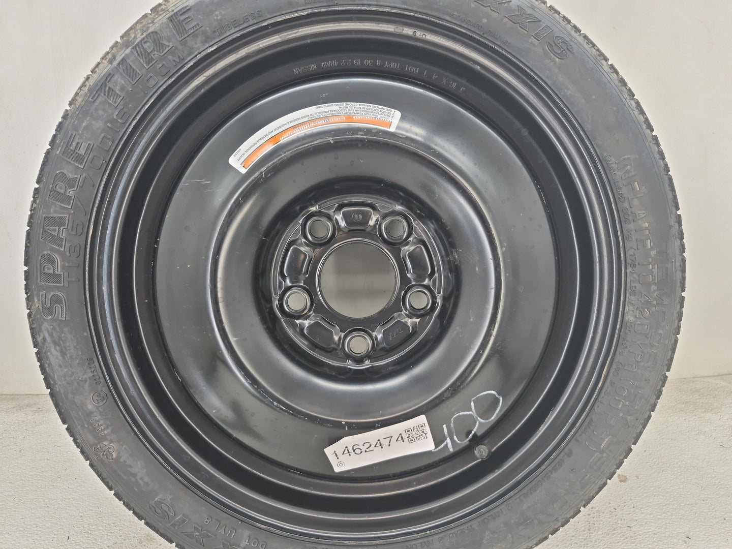2014-2018 Mazda 3 Spare Donut Tire Wheel Rim Oem 1462474 - Oemusedautoparts1.com