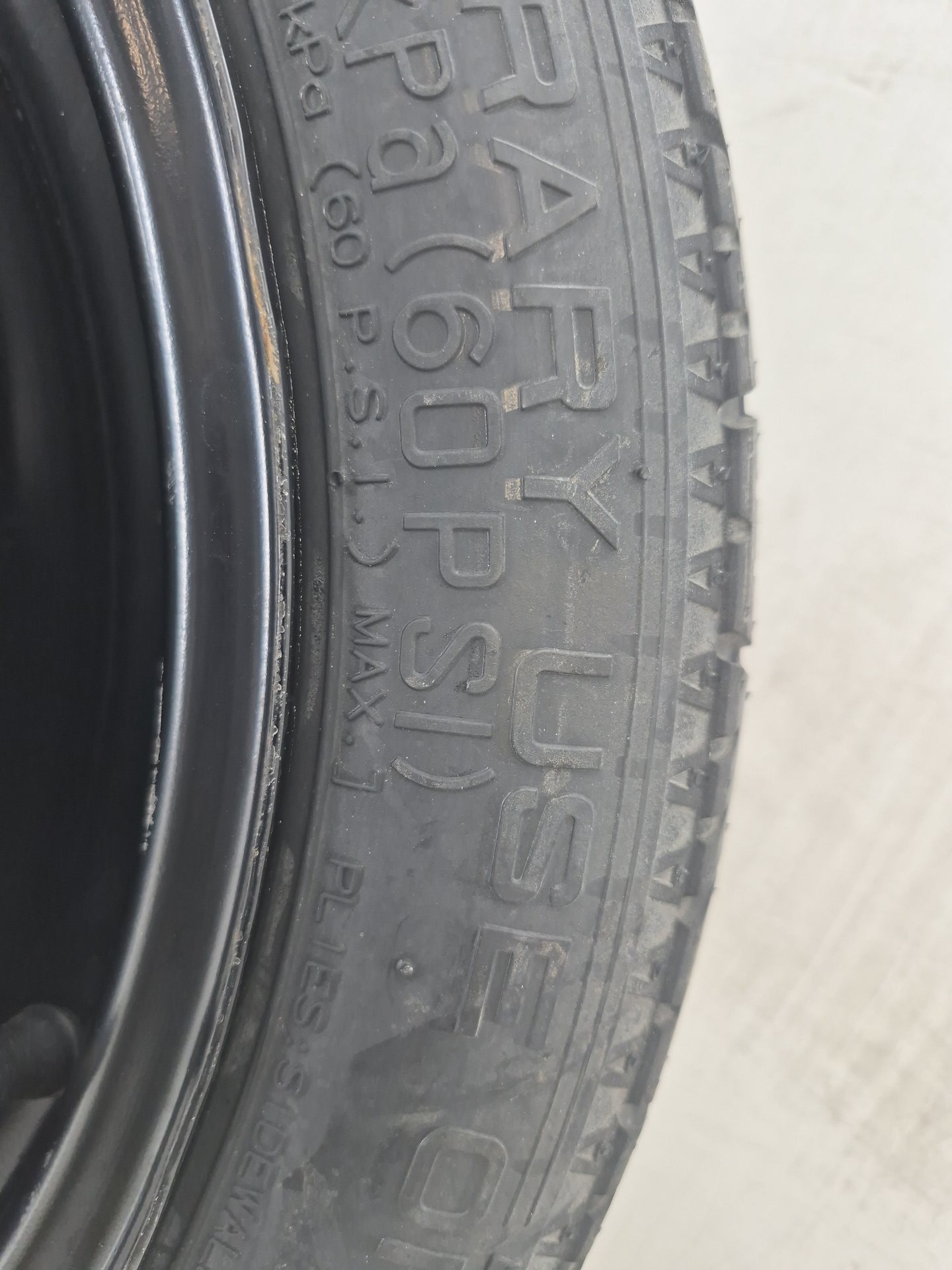 2014-2018 Mazda 3 Spare Donut Tire Wheel Rim Oem 1462474 - Oemusedautoparts1.com