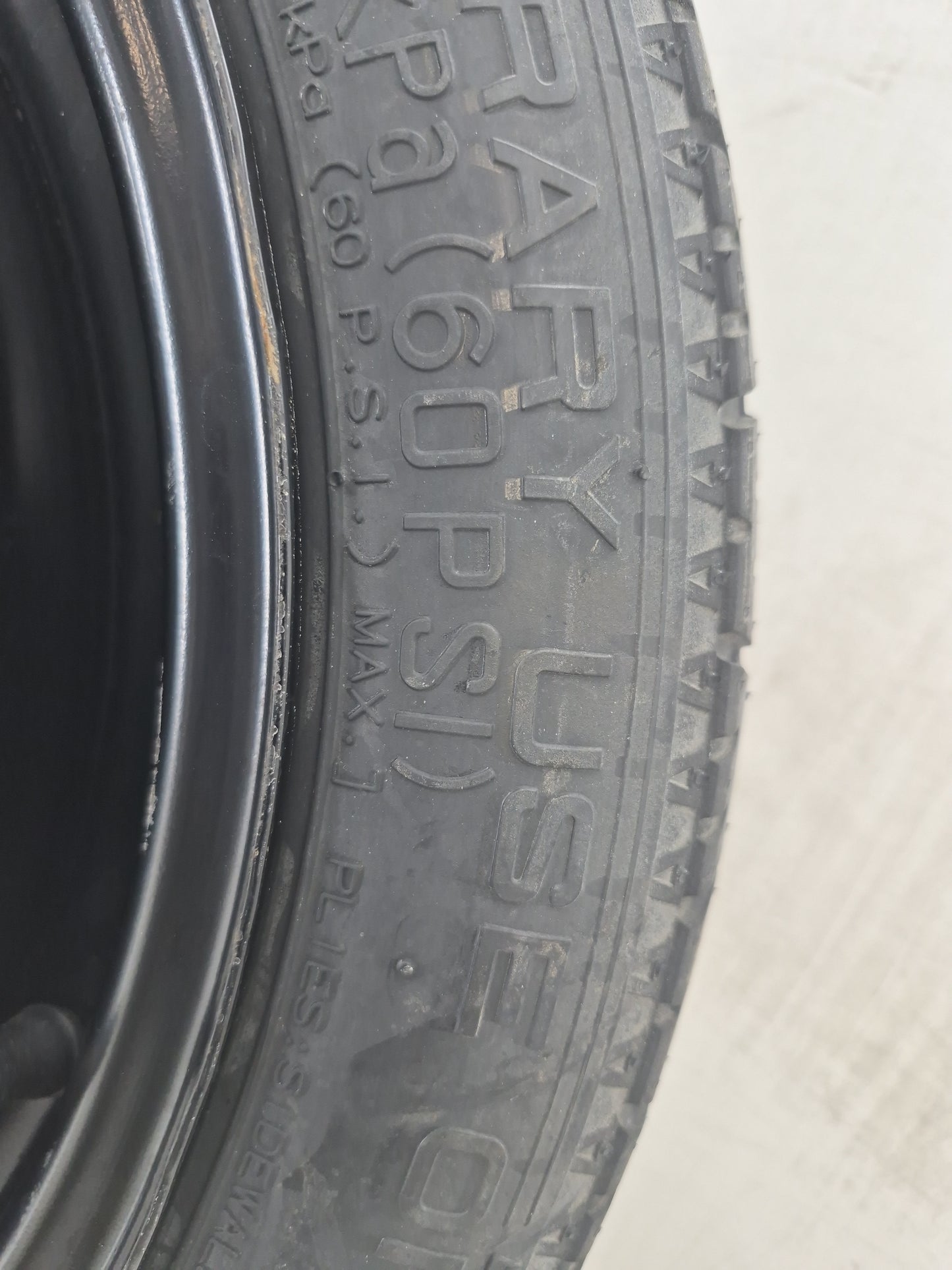 2014-2018 Mazda 3 Spare Donut Tire Wheel Rim Oem 1462474 - Oemusedautoparts1.com