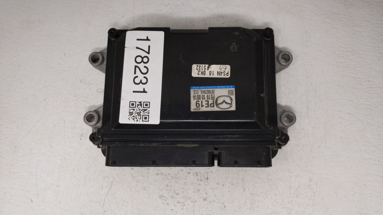 2014 Mazda 3 PCM Engine Control Computer ECU ECM PCU OEM P/N:PE19 18 881A PS5G 18 8K2, PEDM 18 881, PEAB 18 881A Fits OEM Us