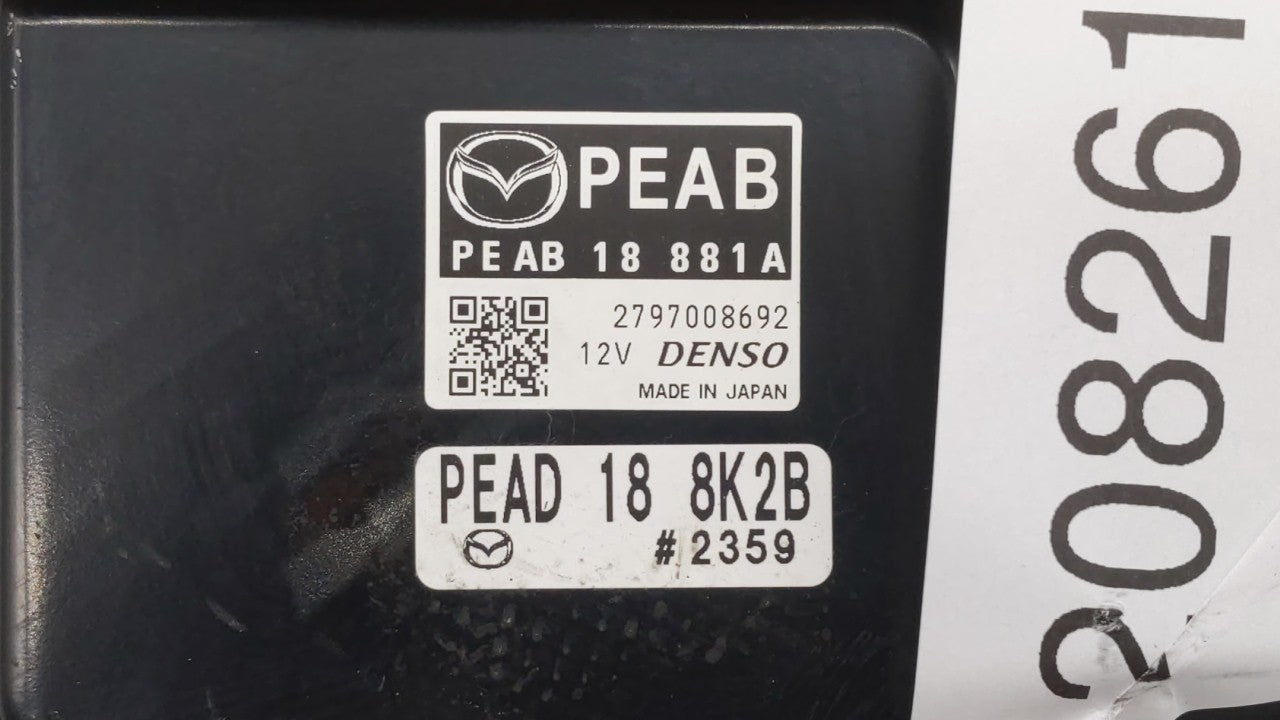 2014 Mazda 3 PCM Engine Control Computer ECU ECM PCU OEM P/N:PEAB18881A PE AB 18 881 A Fits OEM Used Auto Parts - Oemusedaut