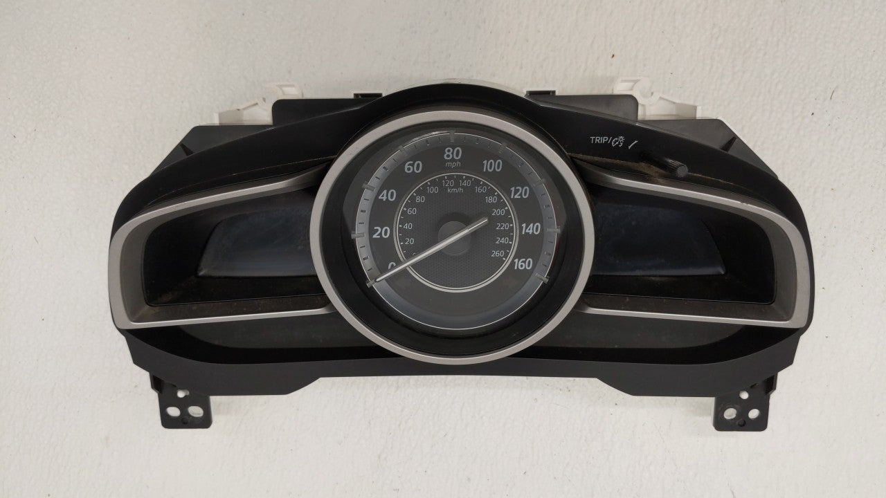2014 Mazda 3 Instrument Cluster Speedometer Gauges P/N:BHN1F BJS9C Fits OEM Used Auto Parts - Oemusedautoparts1.com