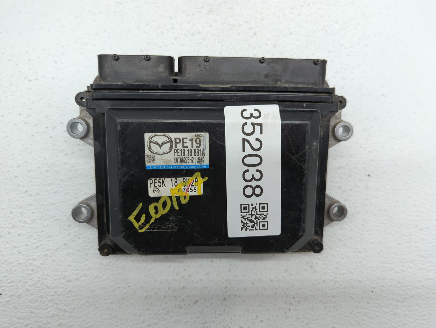 2014 Mazda 3 PCM Engine Control Computer ECU ECM PCU OEM P/N:PEAB 18 881A 03L 906 012 BP, PE19 18 881A Fits OEM Used Auto Pa