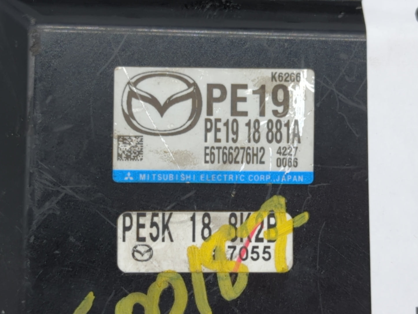 2014 Mazda 3 PCM Engine Control Computer ECU ECM PCU OEM P/N:PEAB 18 881A 03L 906 012 BP, PE19 18 881A Fits OEM Used Auto Pa