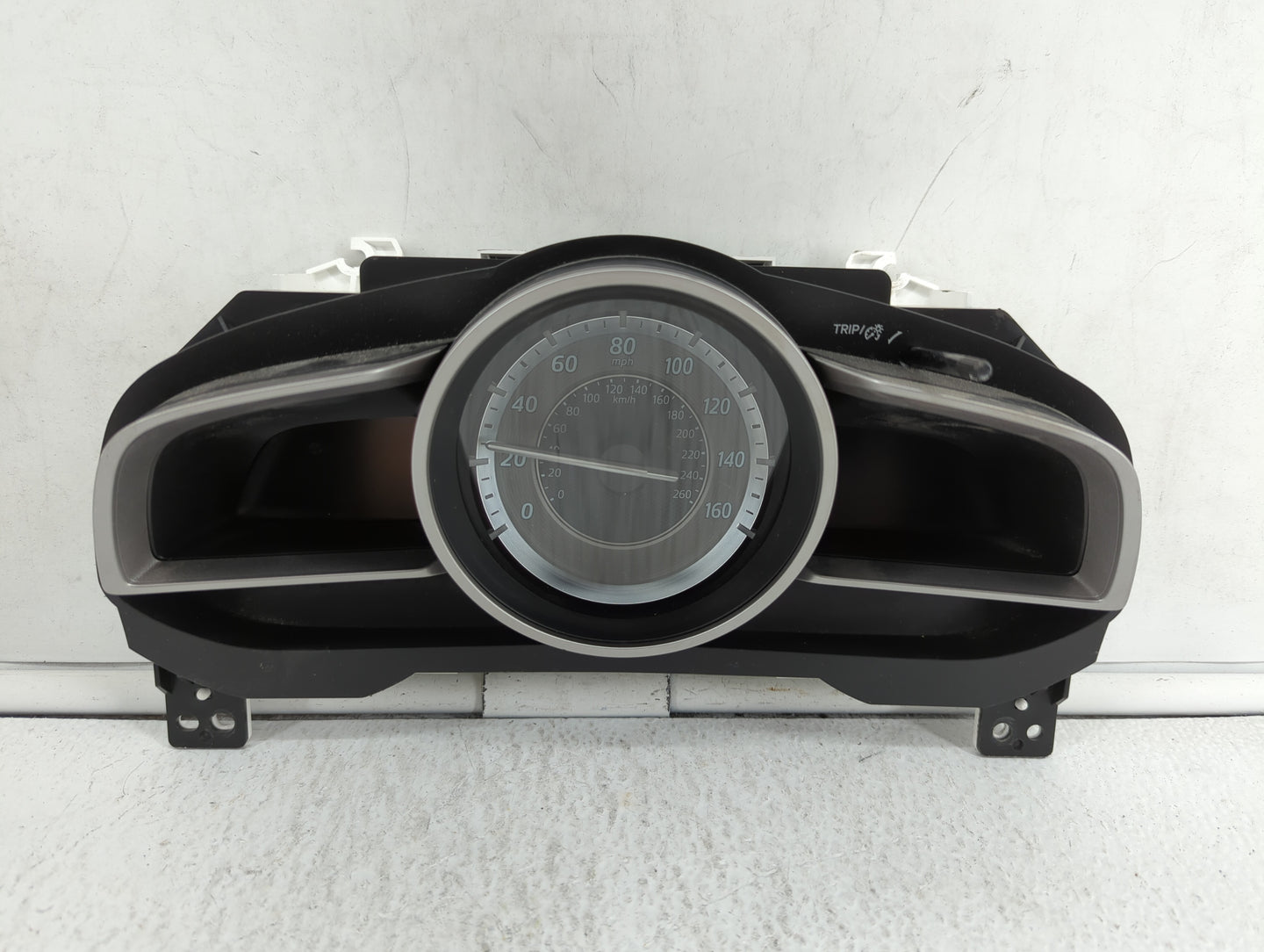 2014 Mazda 3 Instrument Cluster Speedometer Gauges P/N:BJS7 55 430 HABHN1F, CBJS9D, HABHN1B Fits OEM Used Auto Parts - Oemus