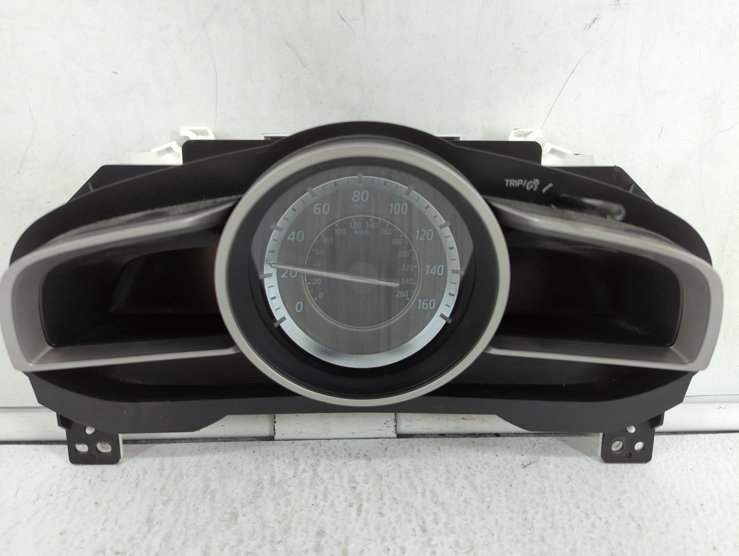 2014 Mazda 3 Instrument Cluster Speedometer Gauges P/N:BJS7 55 430 HABHN1F, CBJS9D, HABHN1B Fits OEM Used Auto Parts - Oemus