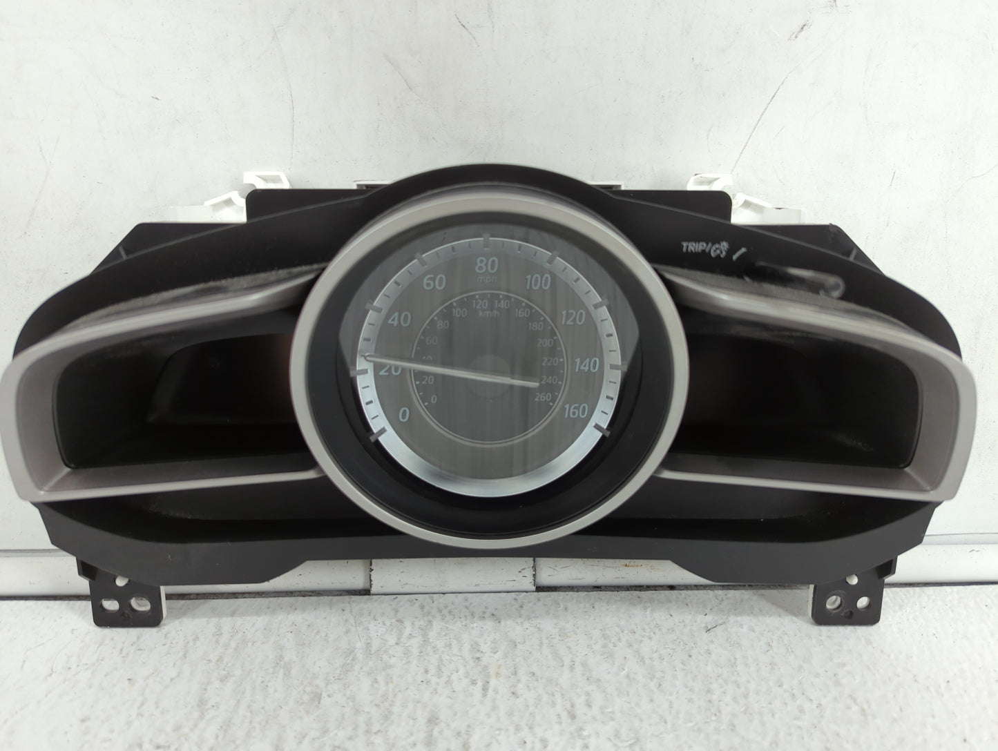 2014 Mazda 3 Instrument Cluster Speedometer Gauges P/N:BJS7 55 430 HABHN1F, CBJS9D, HABHN1B Fits OEM Used Auto Parts - Oemus