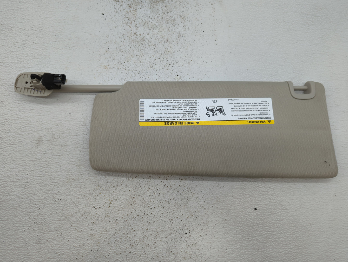 2014 Mazda 3 Sun Visor Shade Replacement Passenger Right Mirror Fits OEM Used Auto Parts - Oemusedautoparts1.com